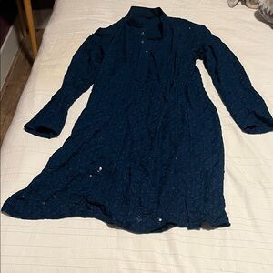 Elegant Navy Blue Kurta